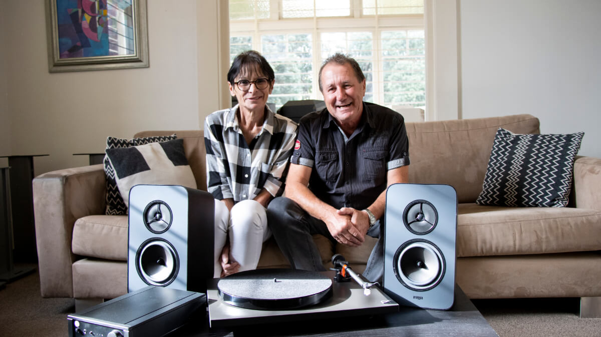 Happy Rega winners reconnect with music!