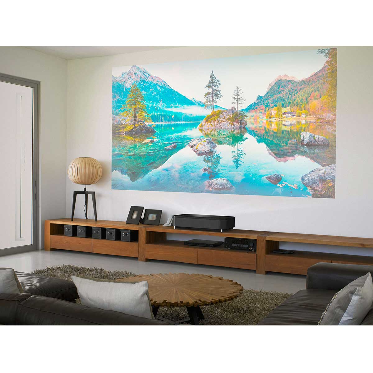 Epson - LS970B - 4K Short Throw Laser Projector and 120” ALR Screen Package