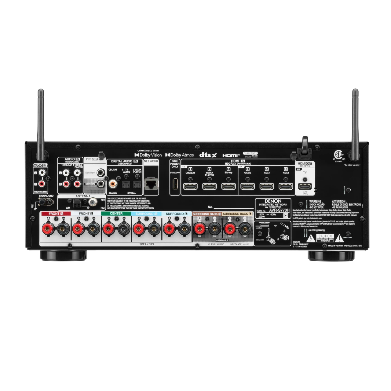 Denon - AVR-S770H - AV Receiver