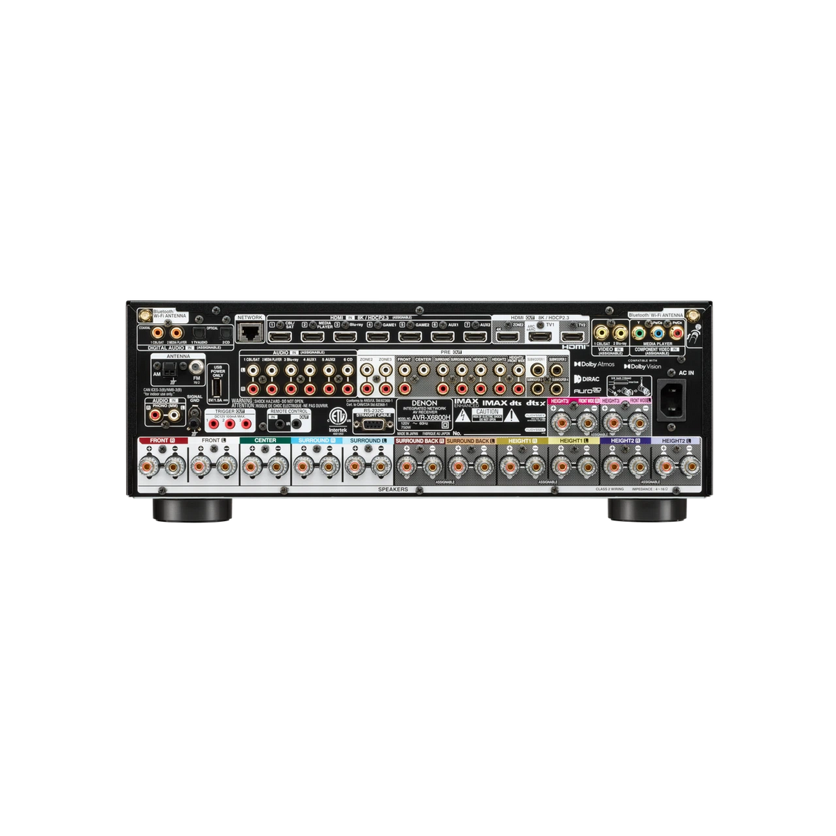 Denon - AVC-X6800H - AV Receiver