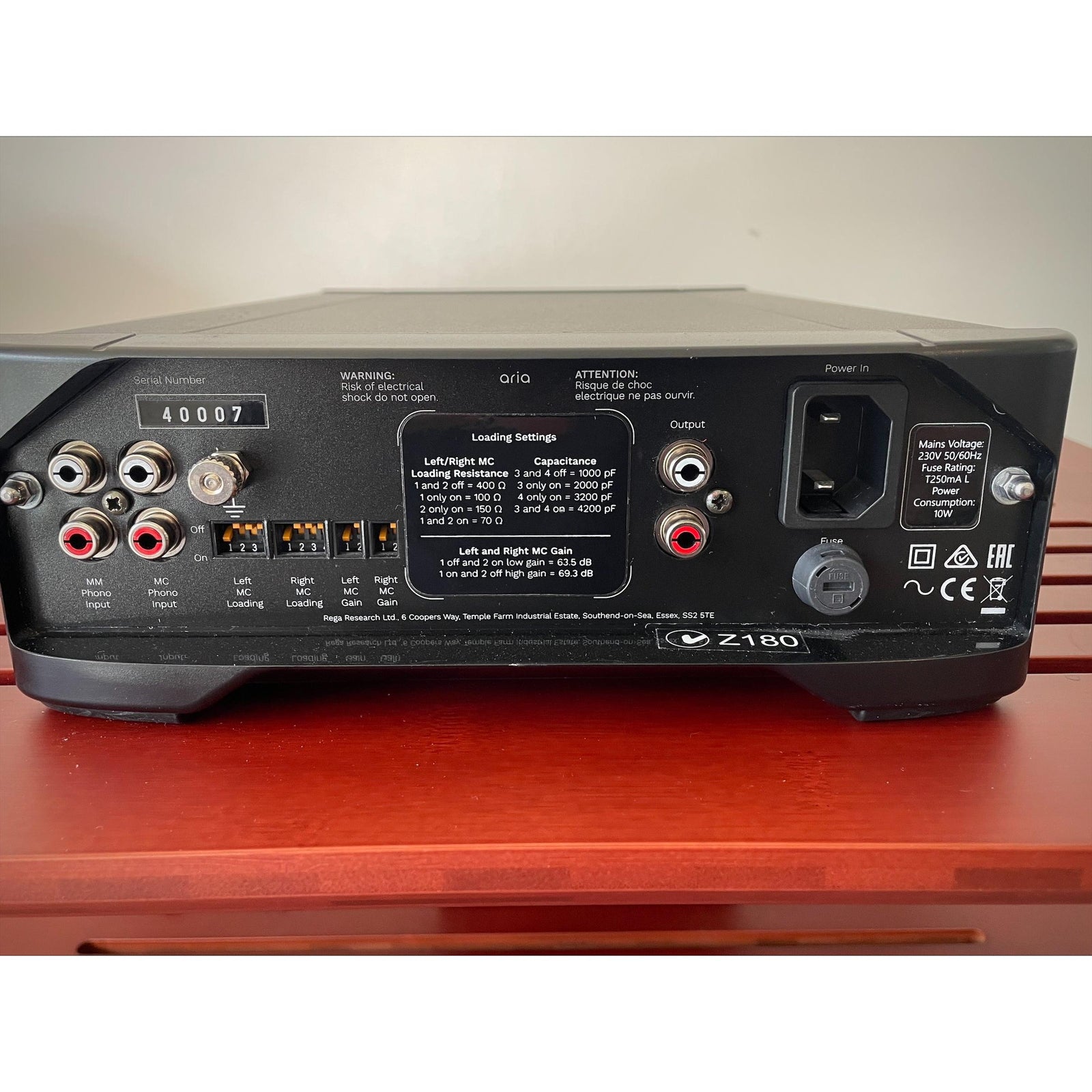 Rega Aria MM/MC Phono Stage - Previously Enjoyed - AUCKLAND STORE