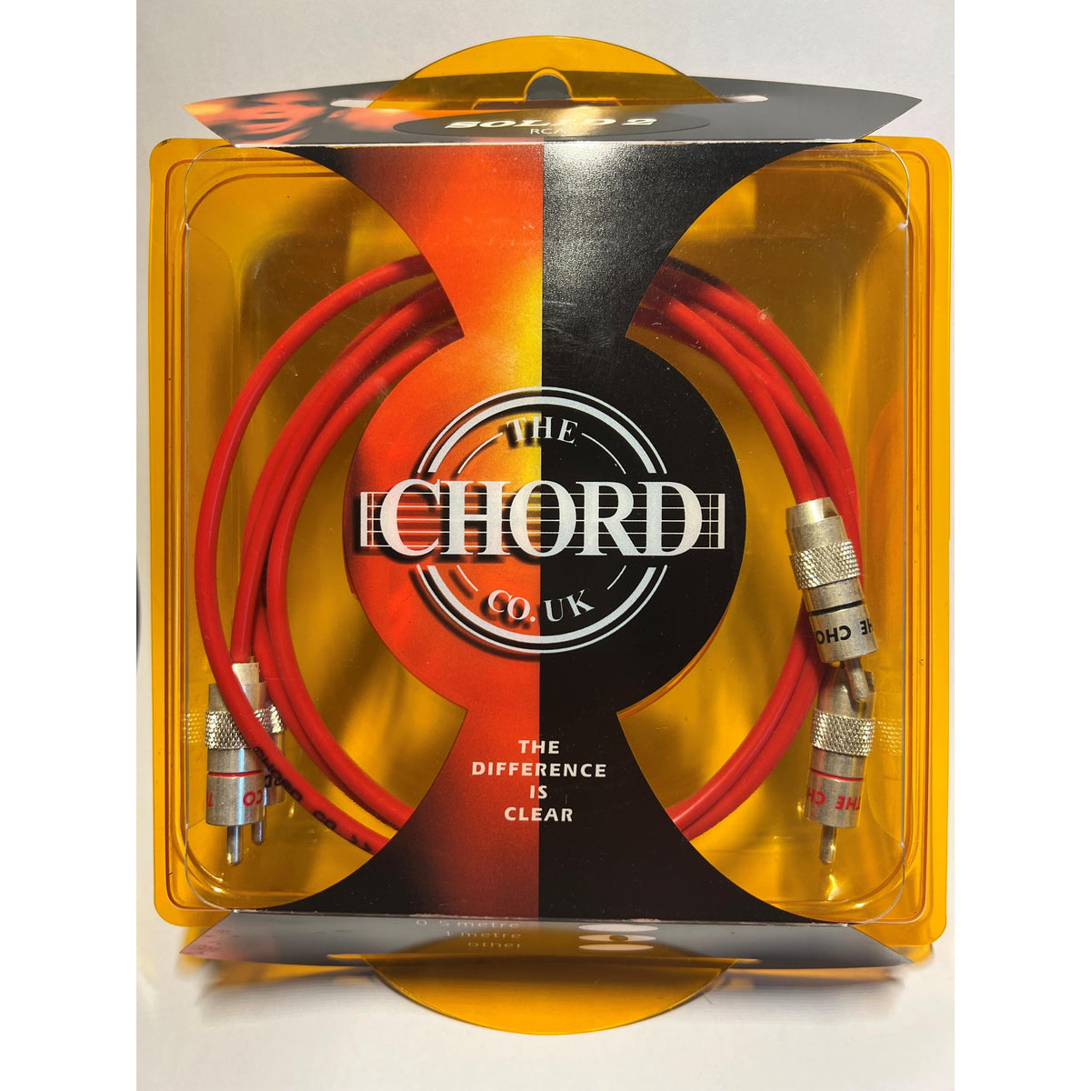 Chord Company - Solid 2 1m RCA pair - RCA Cable
