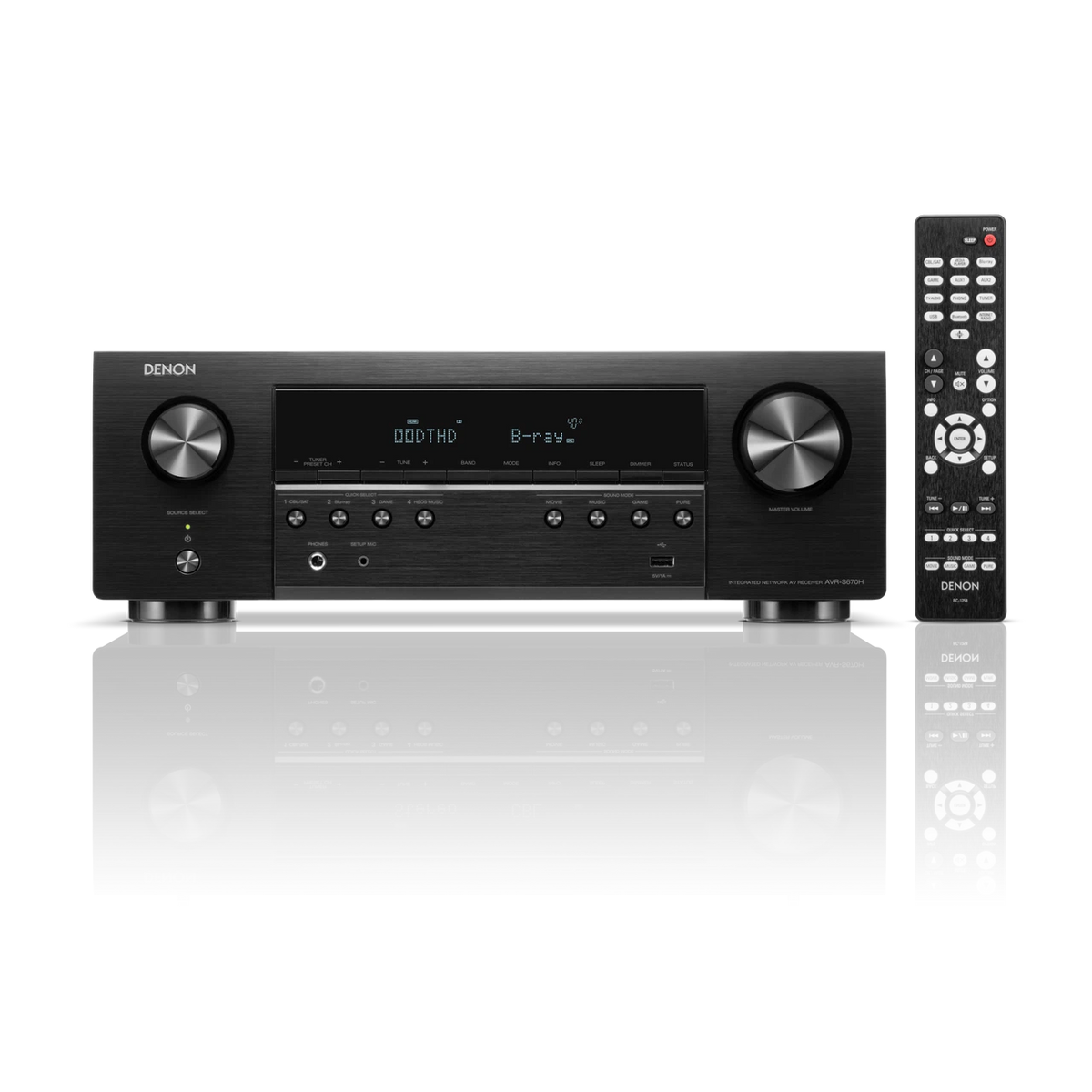 Denon - AVR-S670H - AV Receiver
