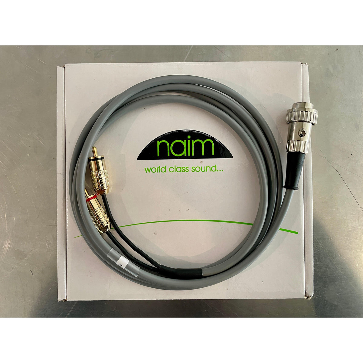 Naim Audio - Grey Interconnect Lead - 4 pin DIN - 2RCA - AUCKLAND STORE