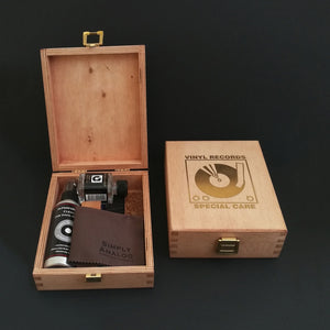 Simply Analog - Deluxe Vinyl Cleaning Box Set - Wood