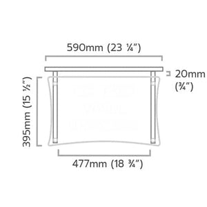 Quadraspire - Q4 Evo Wall Bracket (includes standard spike set)