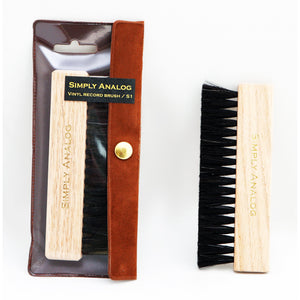 Simply Analog - Record Brush - Black or Natural Oak