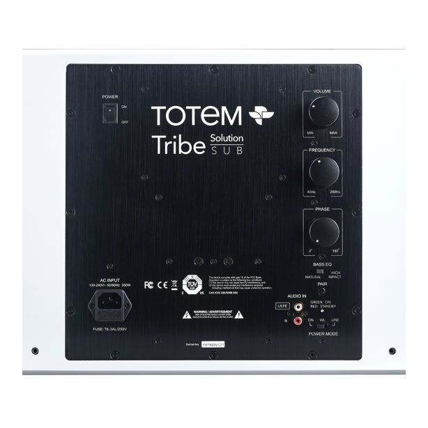 Totem - Tribe Solution Sub - On-Wall Subwoofer (each)