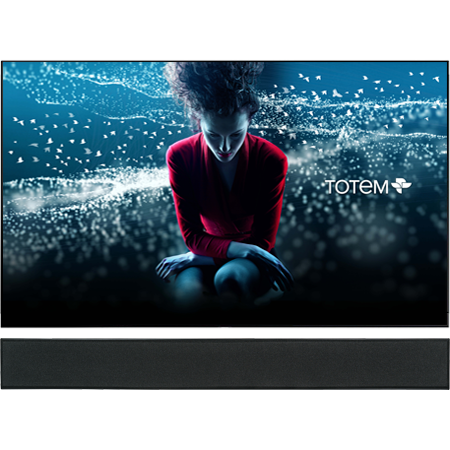 Totem - KIN Force Solution Bar - Three-channel on-wall LCR speaker