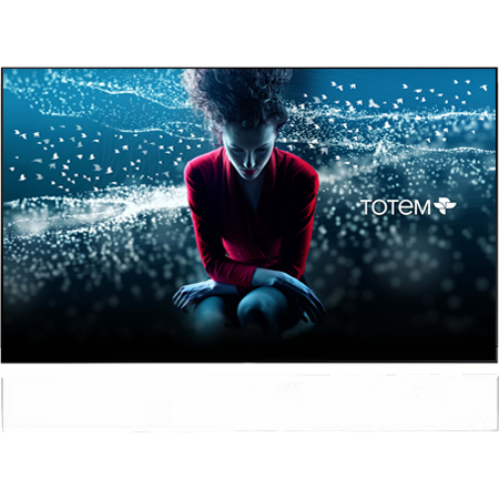 Totem - KIN Force Solution Bar - Three-channel on-wall LCR speaker